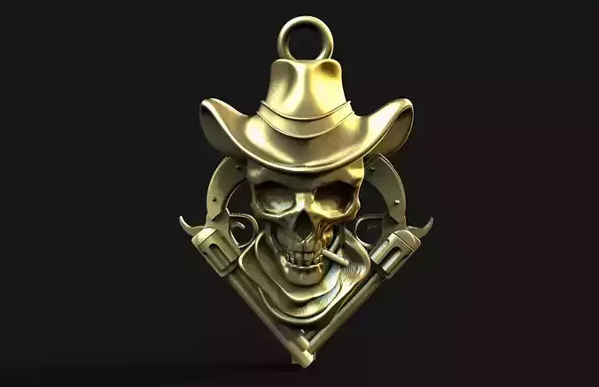 wild west skull 