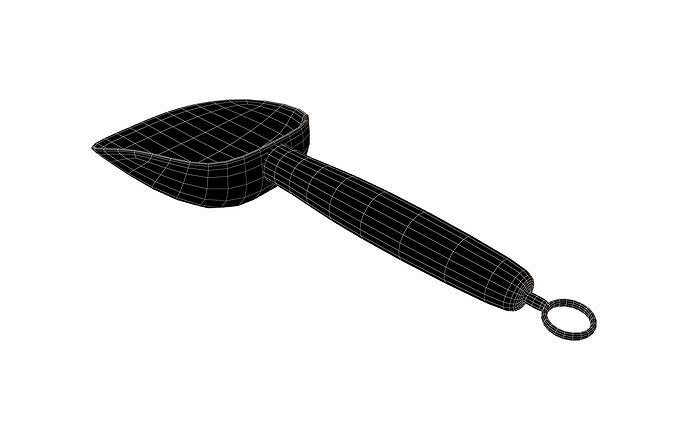 Ice Scoop v1 001 Low-poly 3D model 7