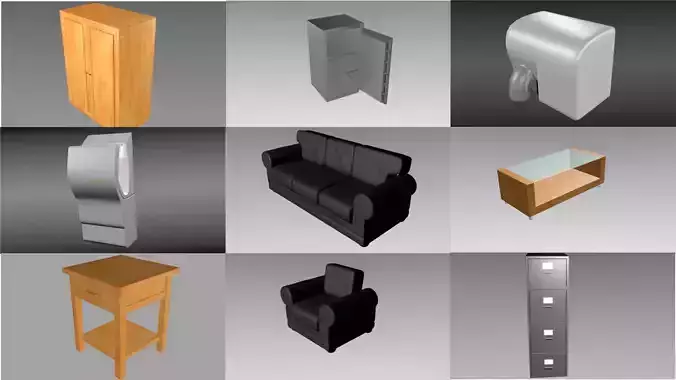 9 Object interior pack