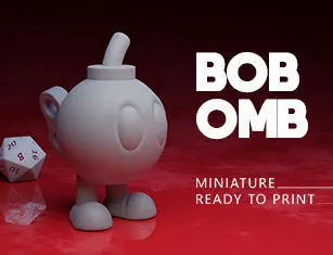 Bob-Omb - Super Mario 3D print model_0