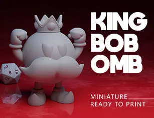 King Bob-omb - Super Mario 3D print model_0