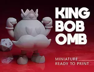 King Bob-omb - Super Mario 3D print model