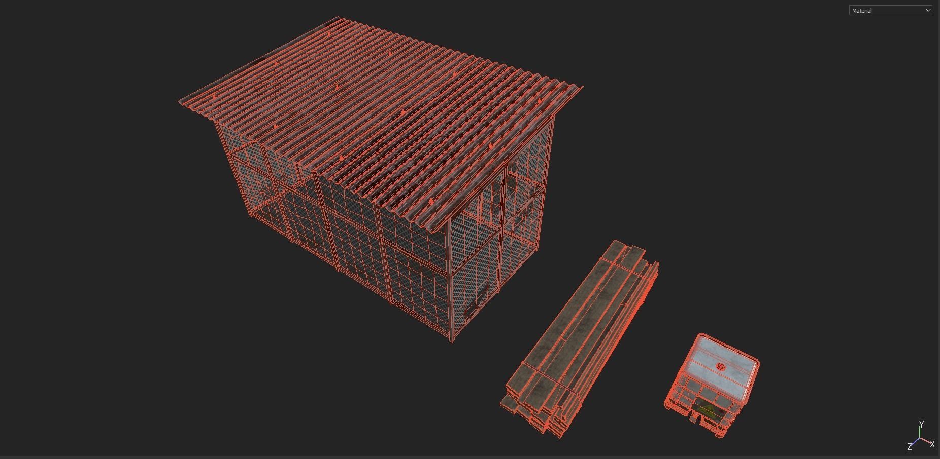 Industrial Props Pack 1 Low-poly 3D model_14