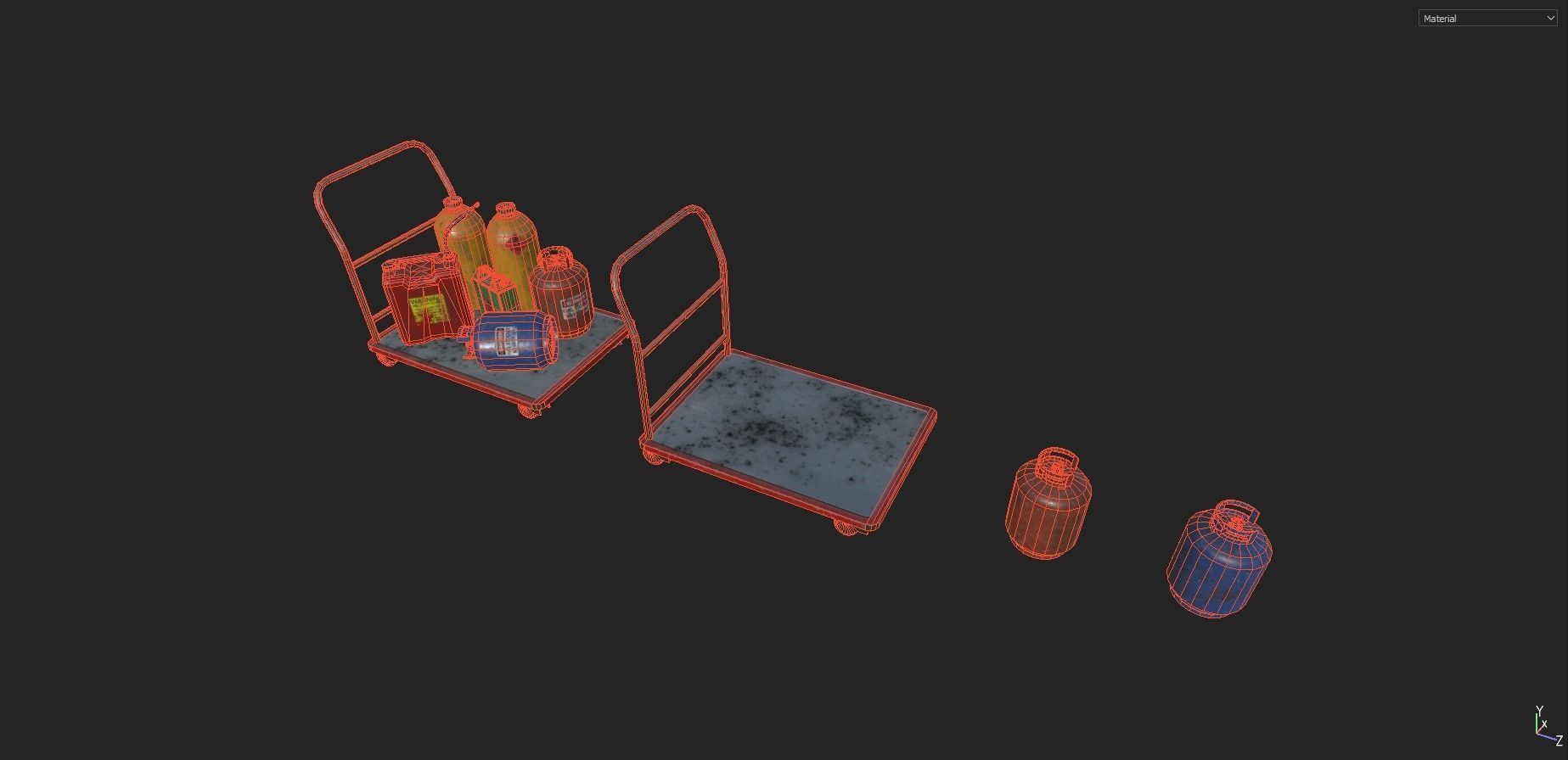 Industrial Props Pack 1 Low-poly 3D model_6