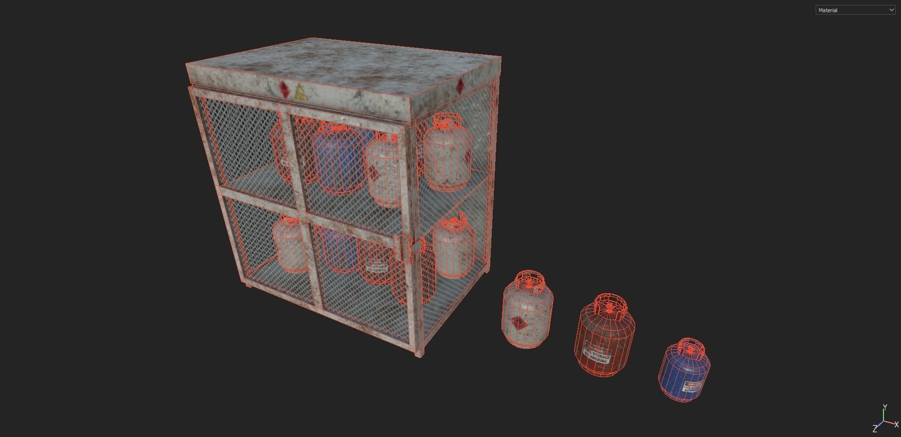 Industrial Props Pack 1 Low-poly 3D model_20