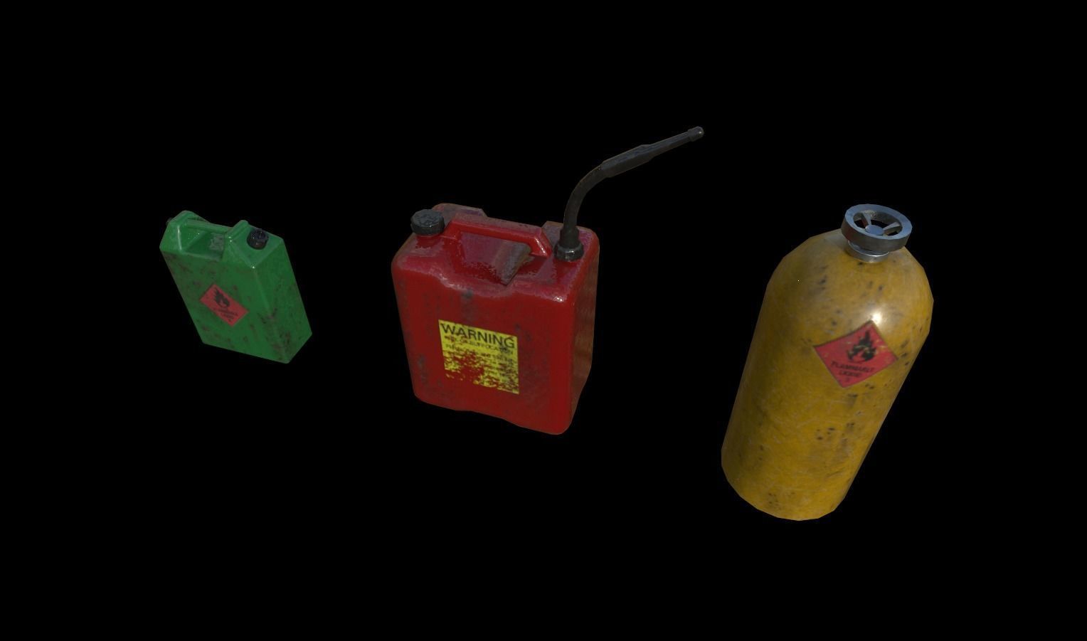 Industrial Props Pack 1 Low-poly 3D model_9