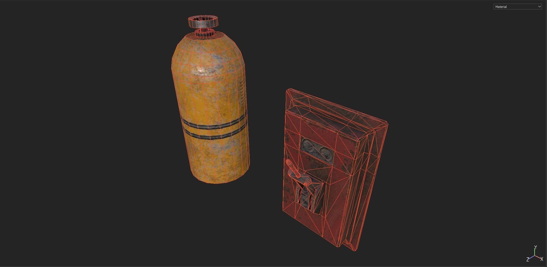 Industrial Props Pack 1 Low-poly 3D model_24