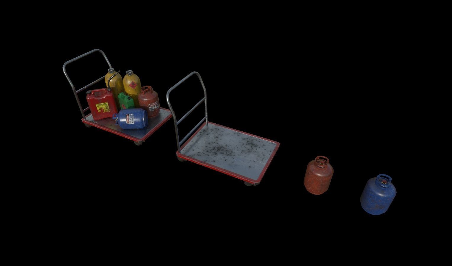 Industrial Props Pack 1 Low-poly 3D model_5