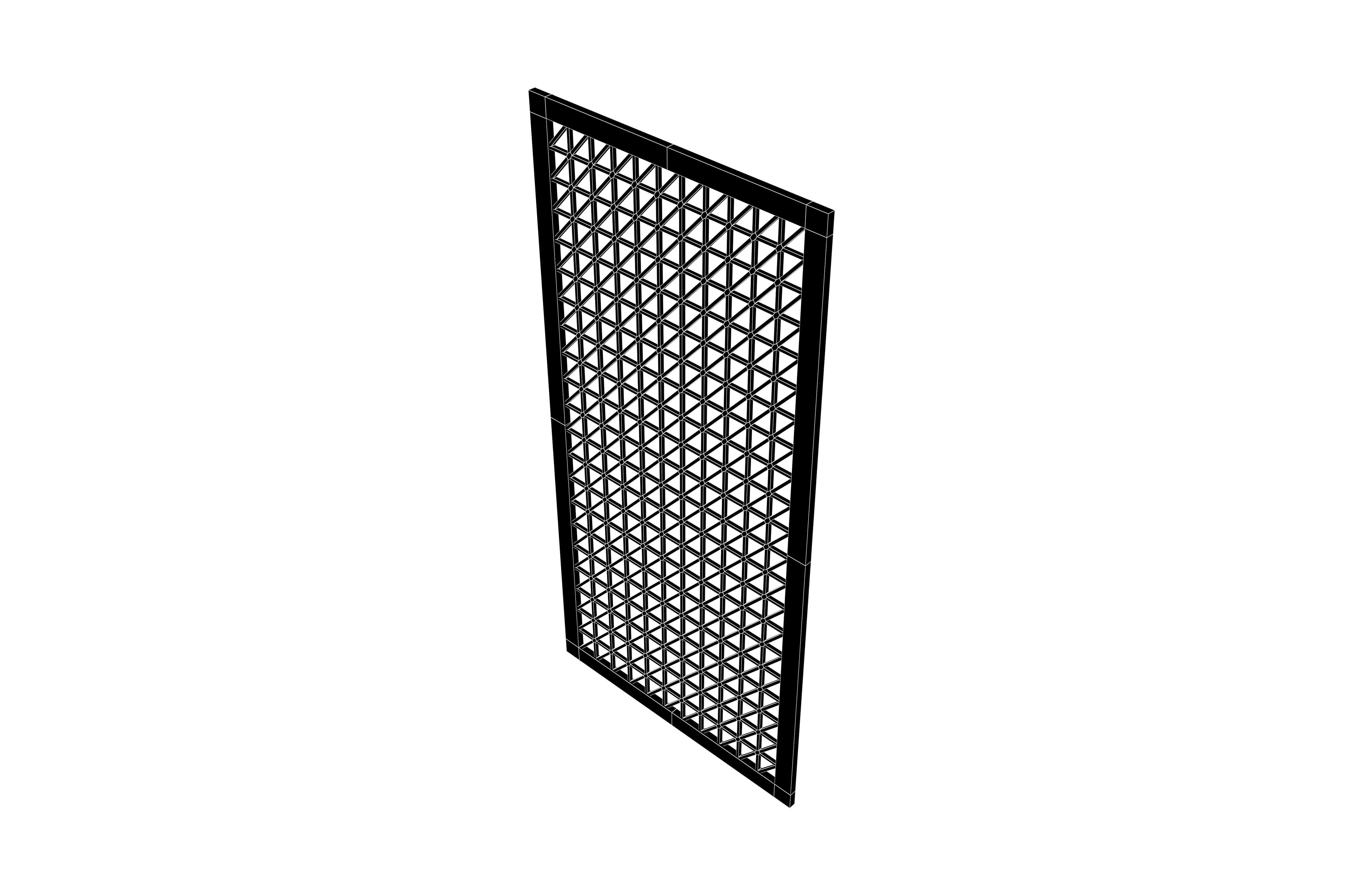 Mesh Panel v1 002 Low-poly 3D model_4