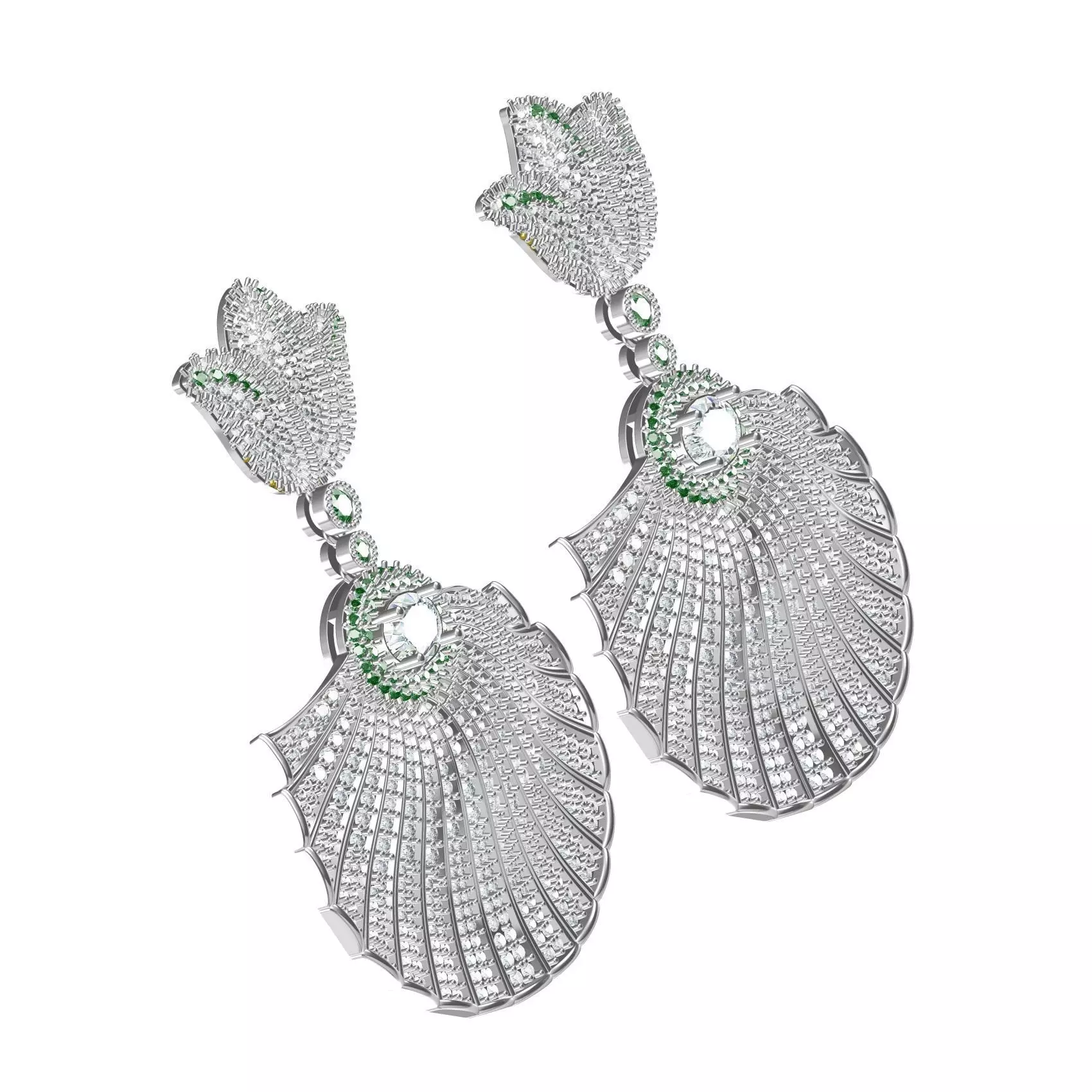 Beautiful Vintage Style Jhumka Earring 3D print model