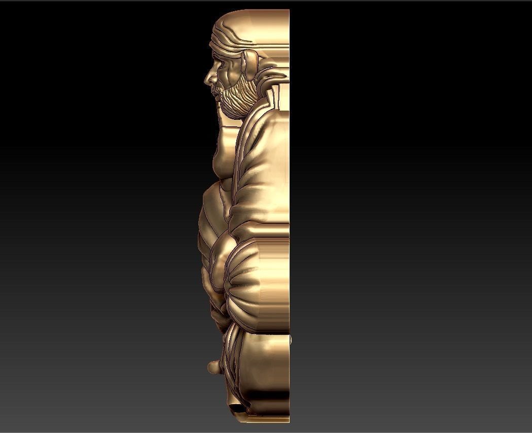 SAIBABA PENDENT 3D print model_3