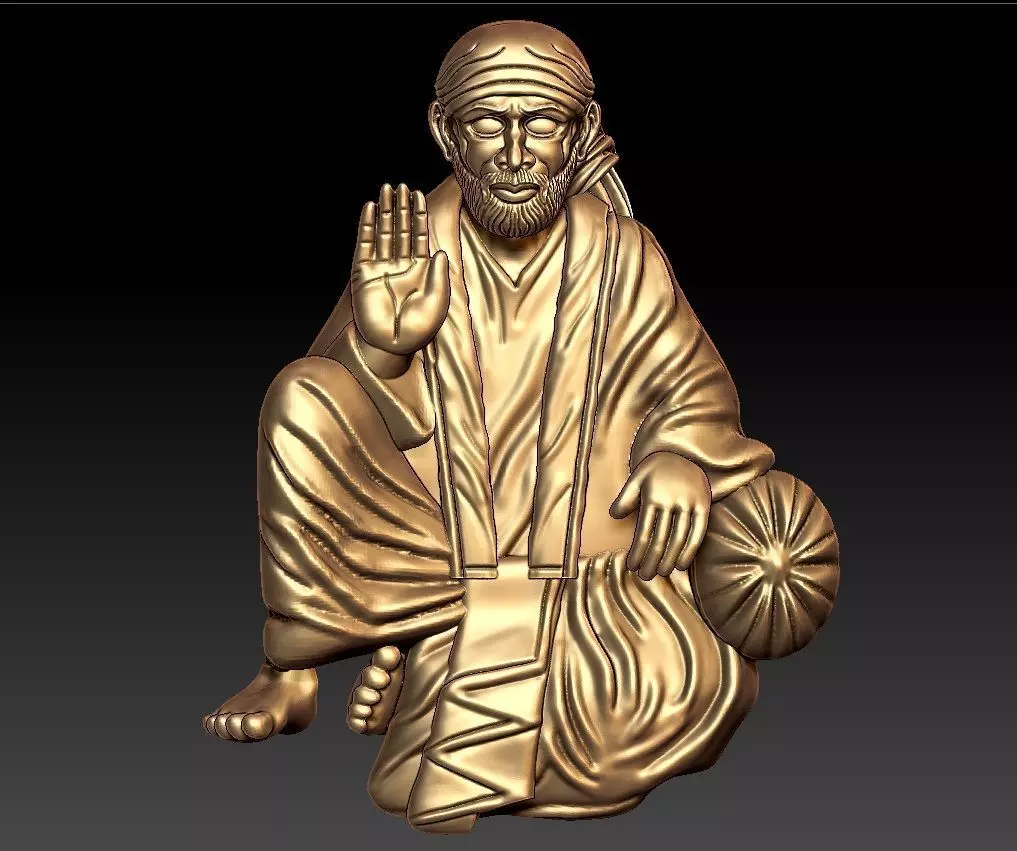 SAIBABA PENDENT 3D print model_0