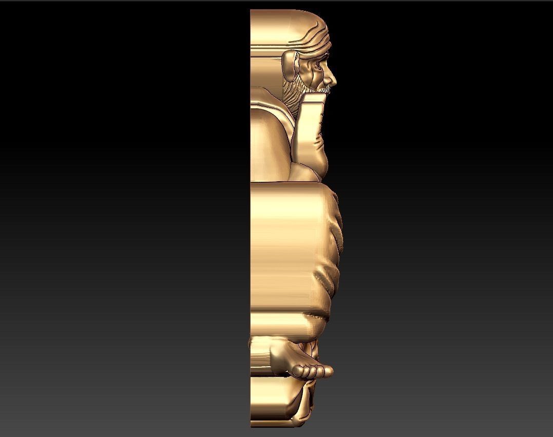 SAIBABA PENDENT 3D print model_5