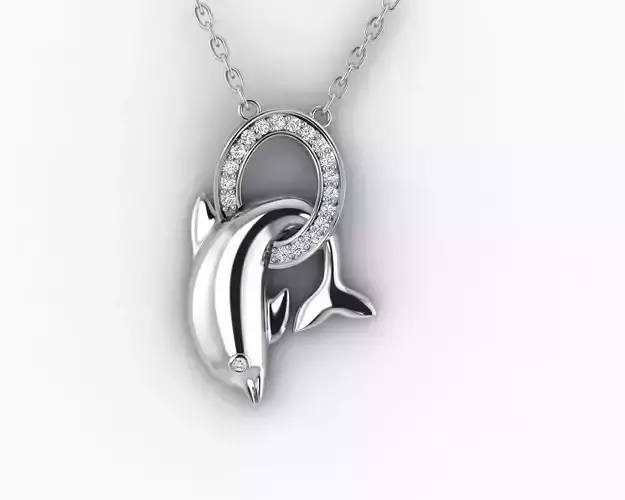 Dolphin necklace 