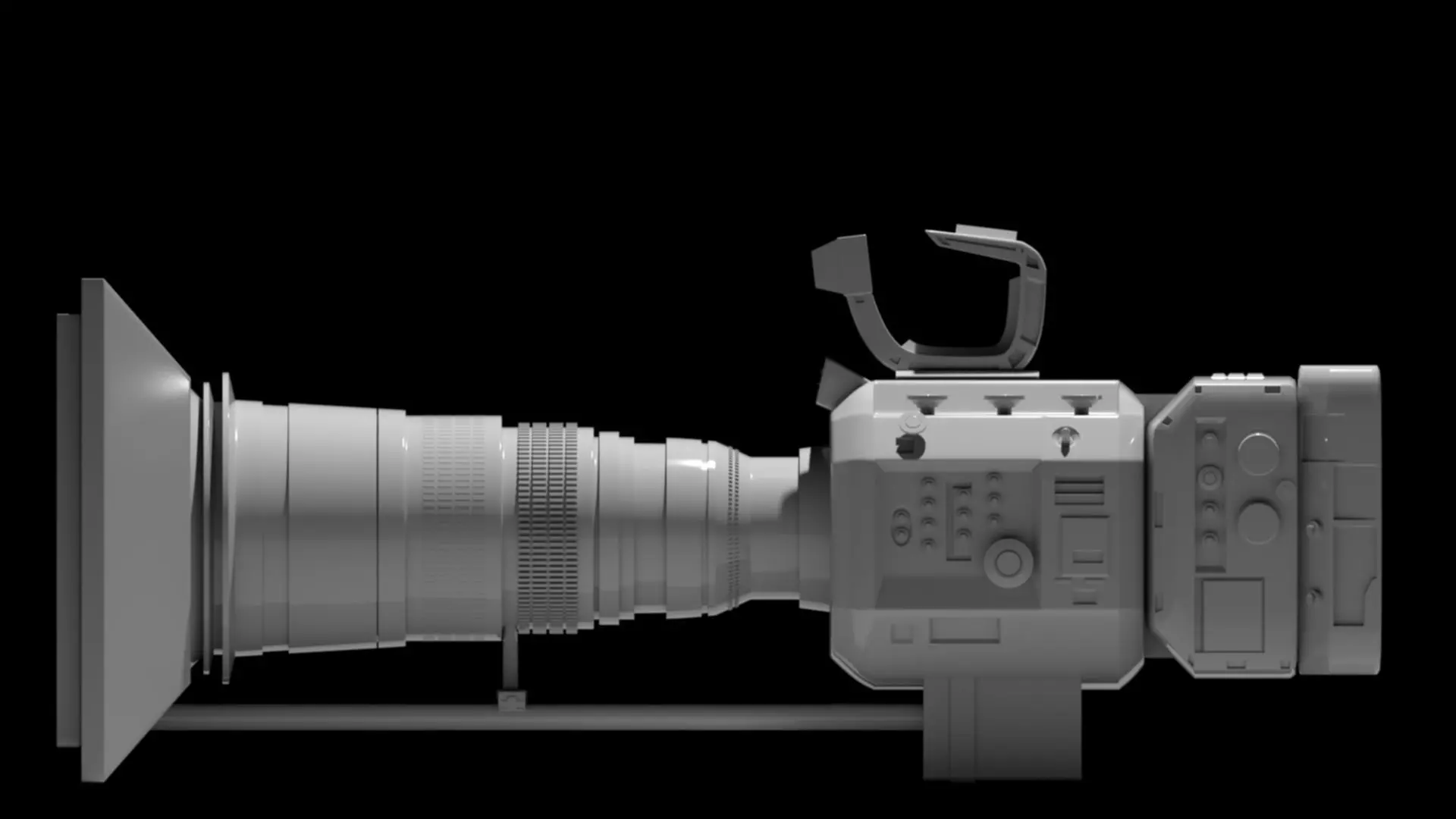 modern camera Free 3D model