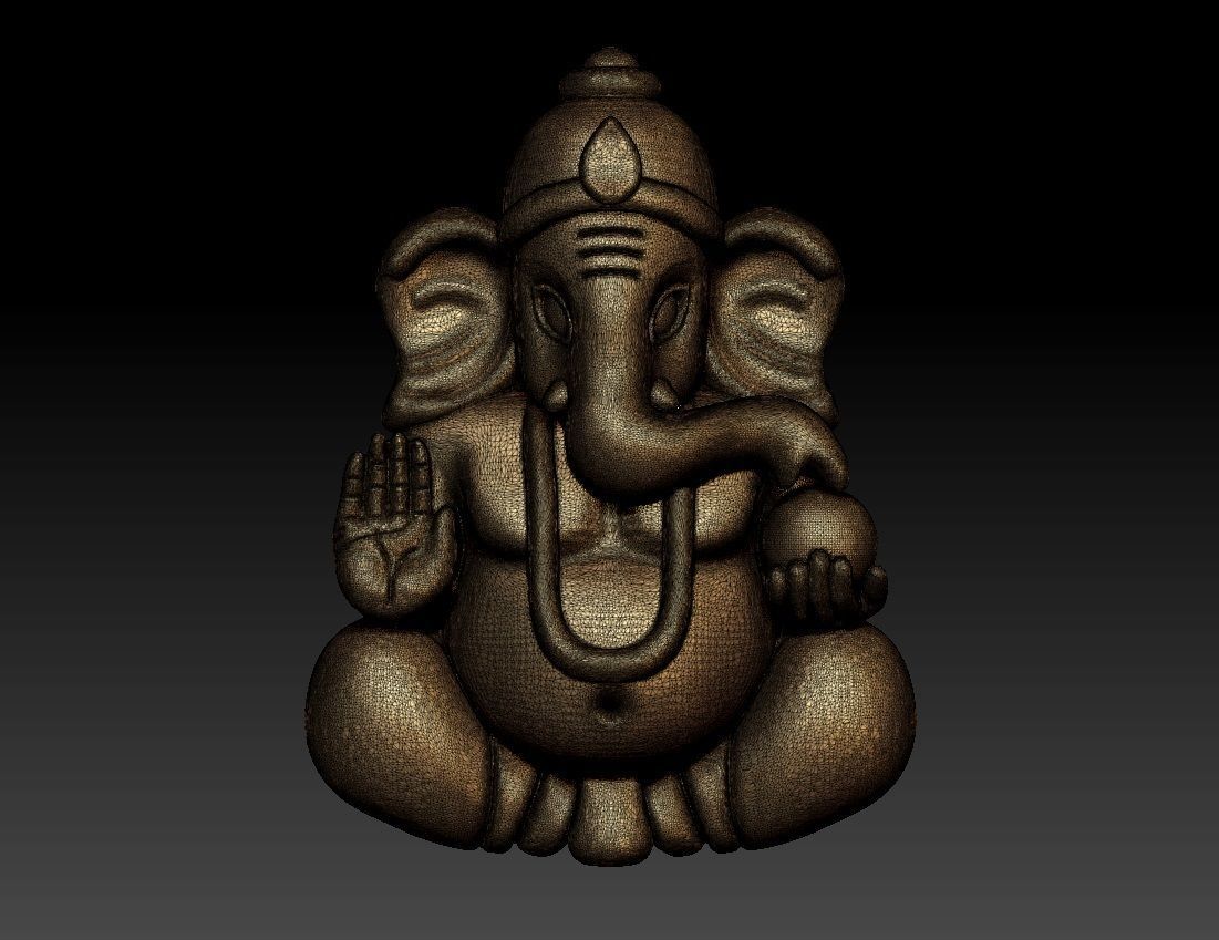 VINAYAGAR PENDENT 3D print model_5