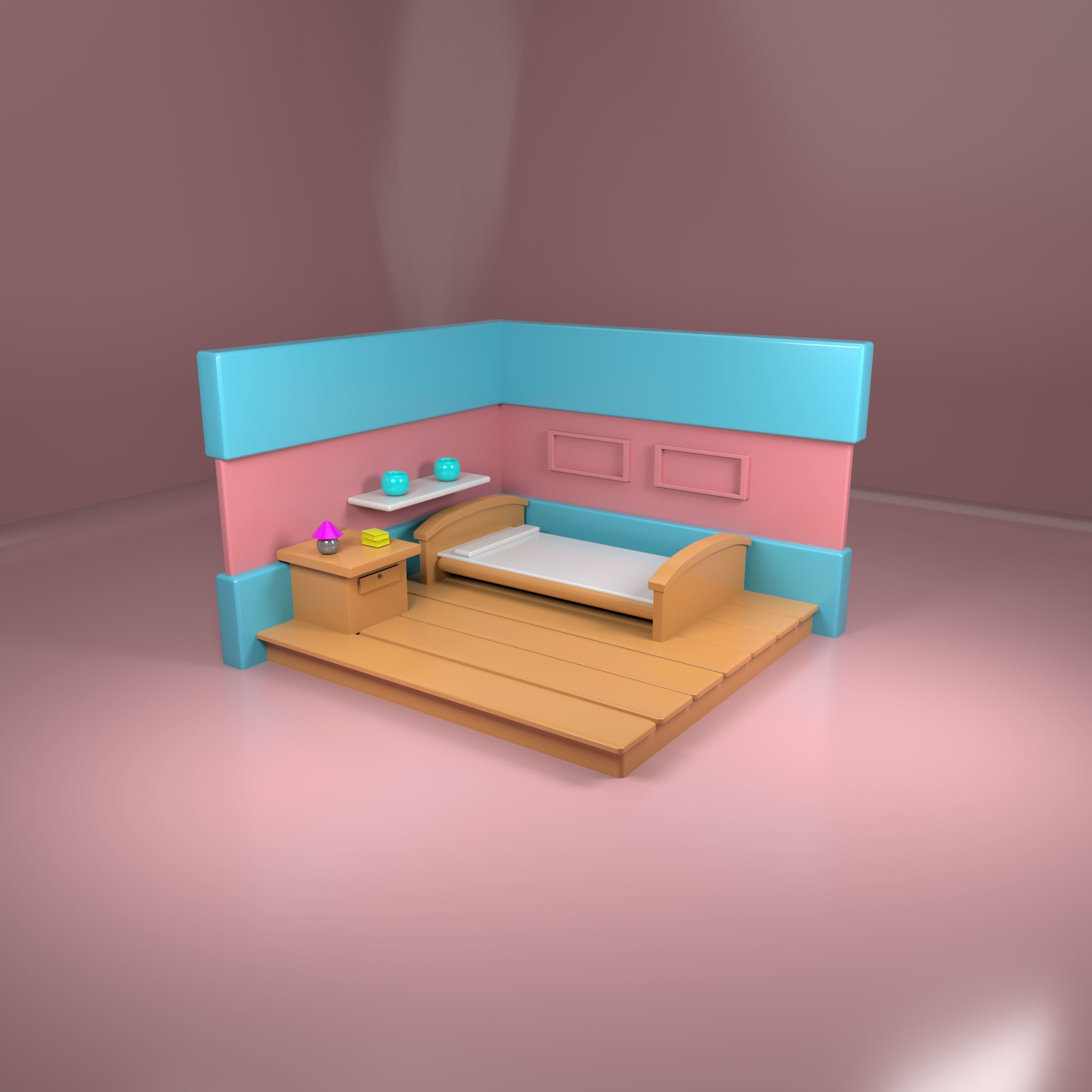 home model Low-poly 3D model_5