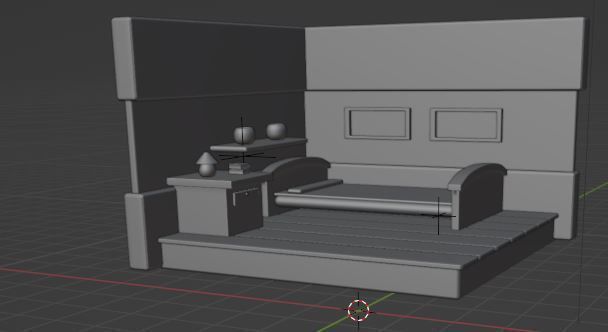 home model Low-poly 3D model_4