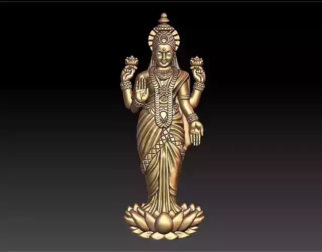 STANDING LAKSHMI PENDENT 3D print model