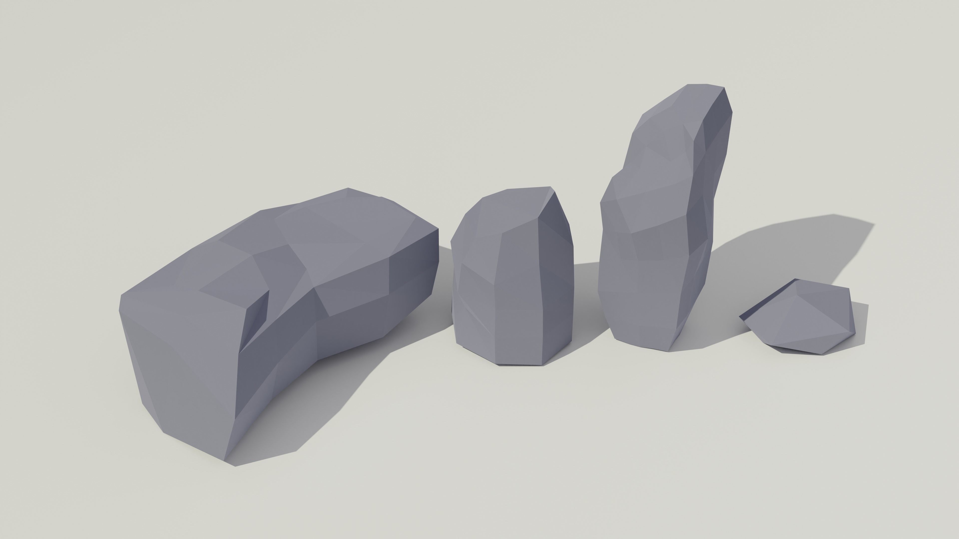 Low Poly Nature Asset Low-poly 3D model_9