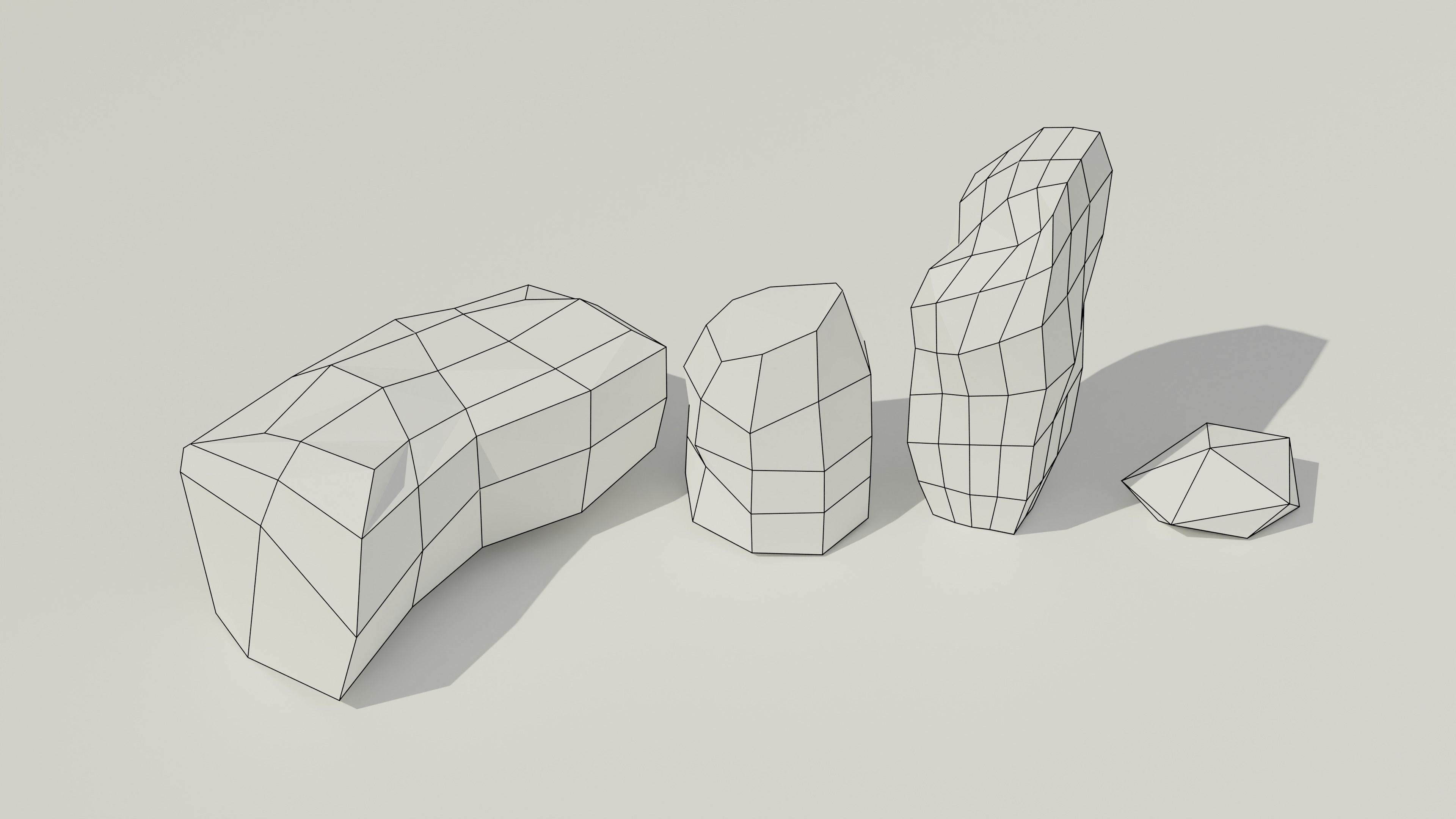 Low Poly Nature Asset Low-poly 3D model_10