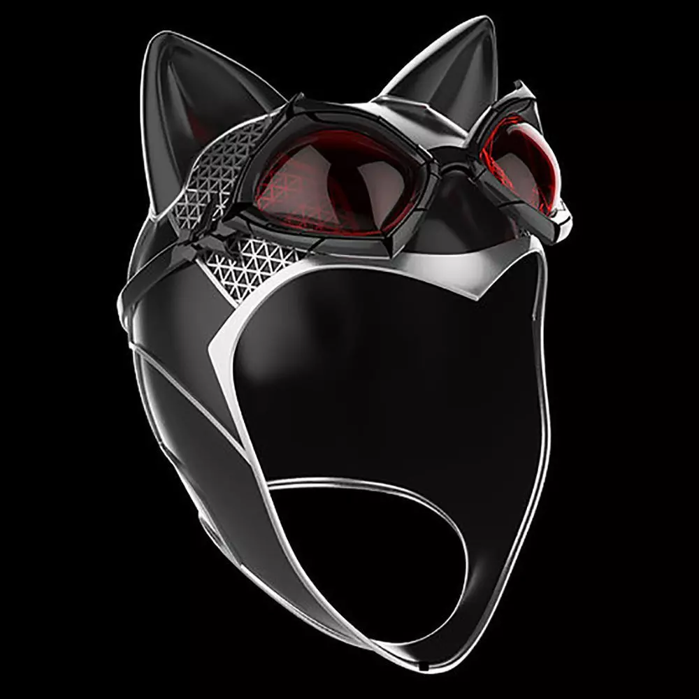 Catwoman Arkham Knight Helmet and Goggles 3D print model