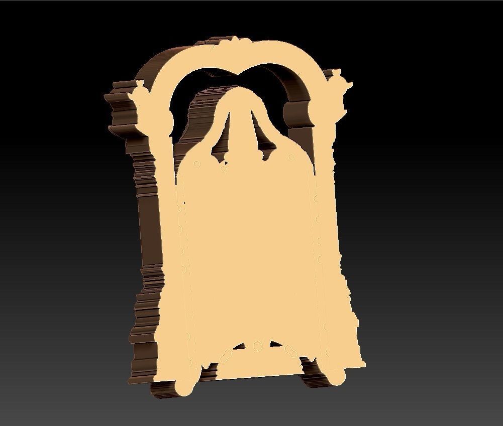 THIRUPATHI BALAJI PENDENT 3D print model_8