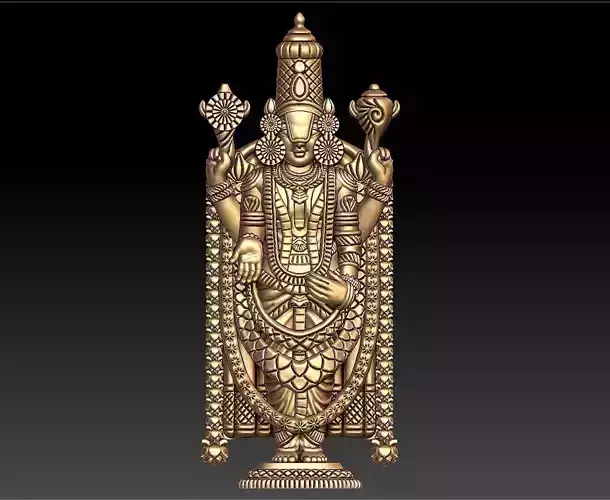 THIRUPATHI BALAJI PENDENT 3D print model