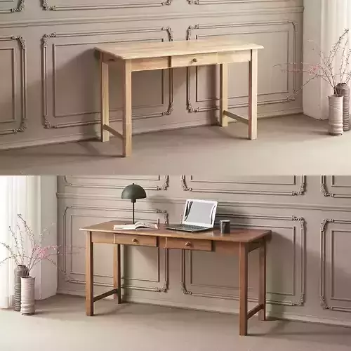 Monta rubber wood desk