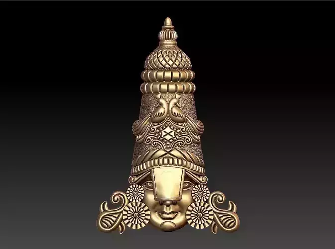 THIRUPATHI BALAJI PENDENT 3D print model