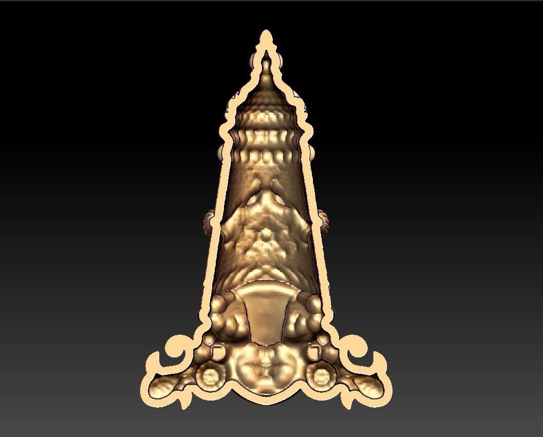THIRUPATHI BALAJI PENDENT 3D print model_3