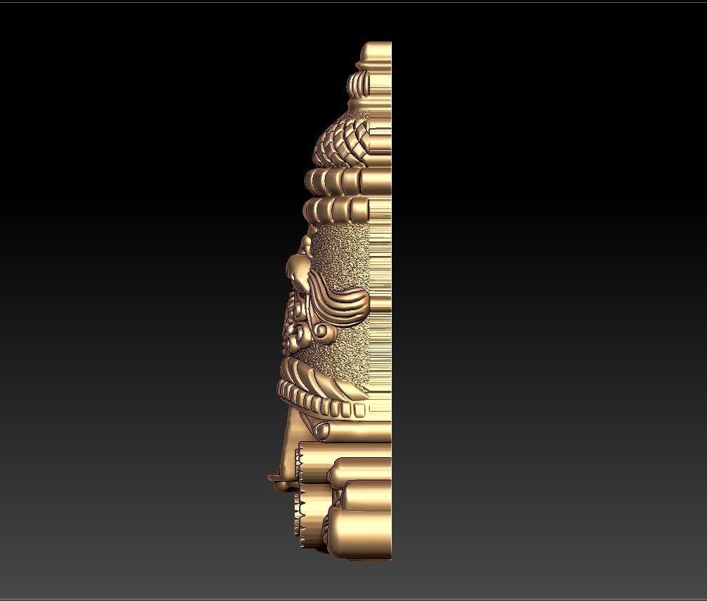 THIRUPATHI BALAJI PENDENT 3D print model_2
