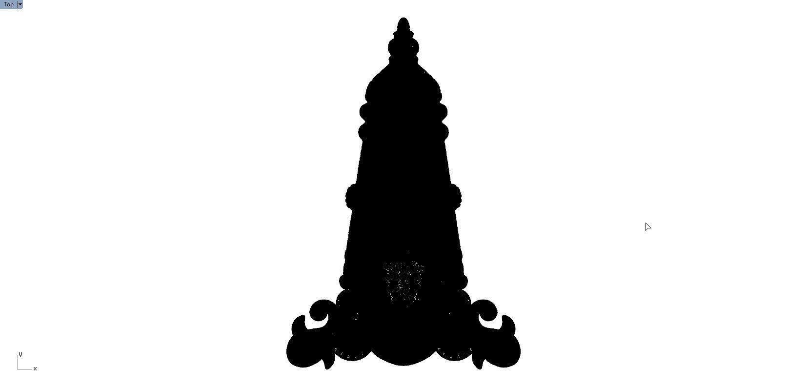 THIRUPATHI BALAJI PENDENT 3D print model_7