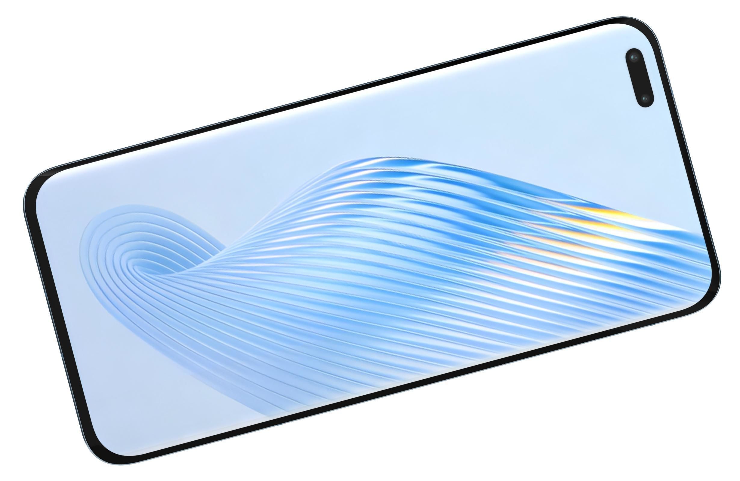 Honor Magic5 Pro Blue 3D model_10