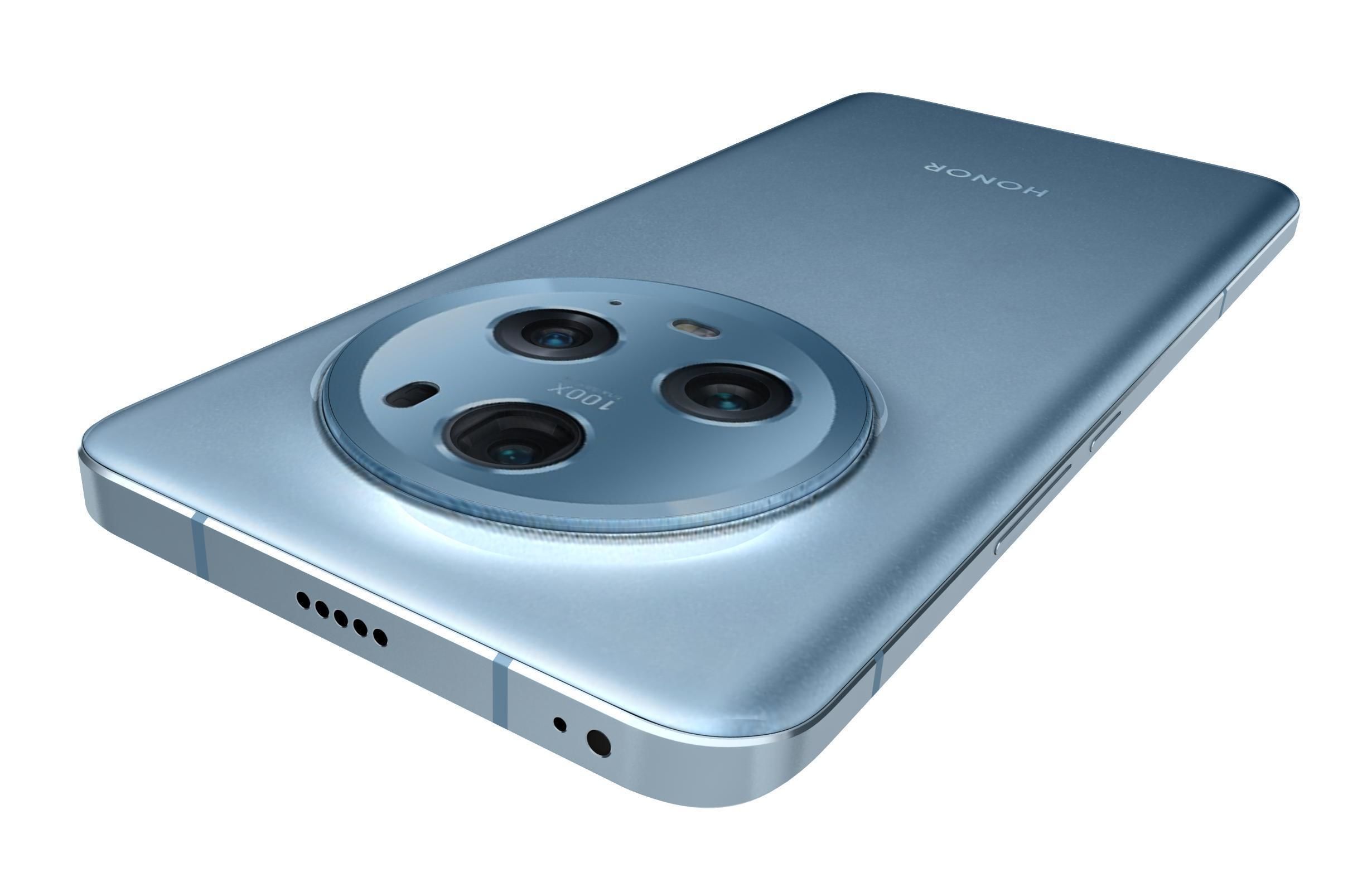 Honor Magic5 Pro Blue 3D model_15