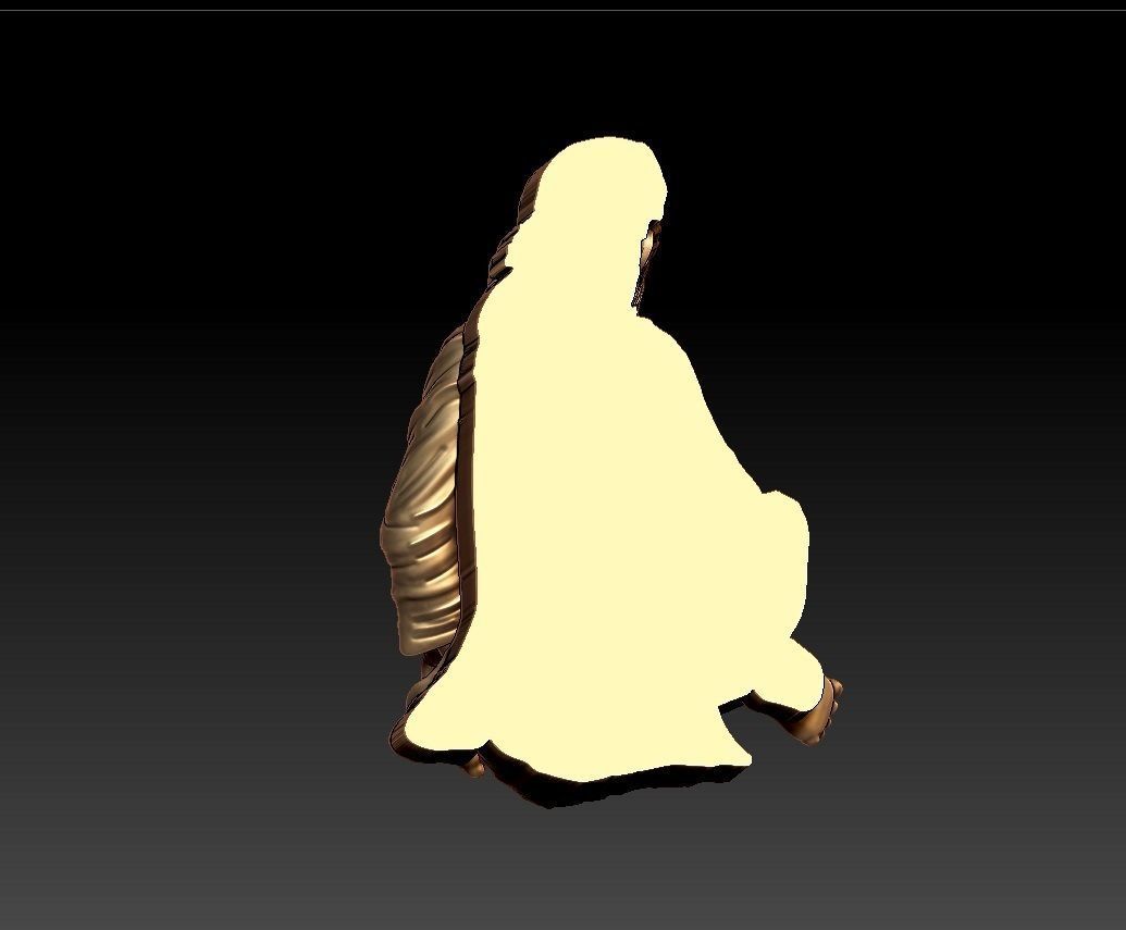 SAIBABA PENDENT 3D print model_8