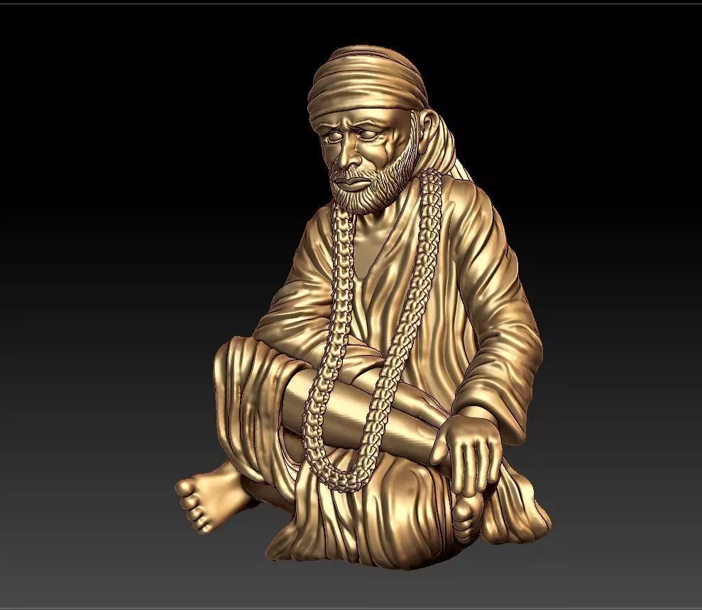 SAIBABA PENDENT 3D print model_0