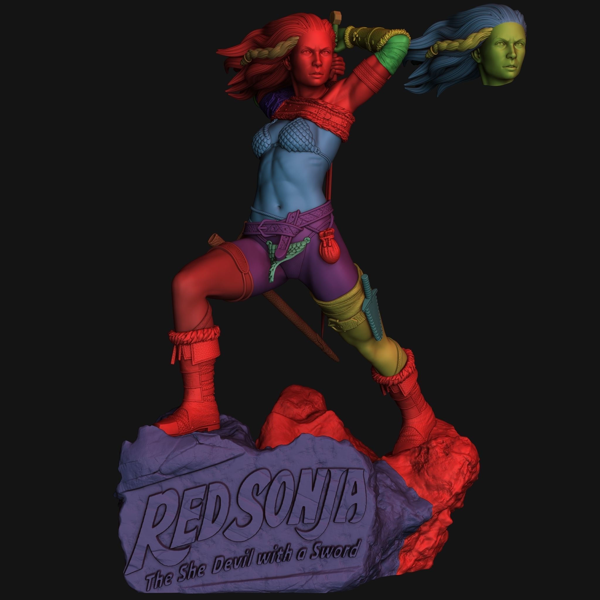 Red Sonja Demo Free 3D print model_8