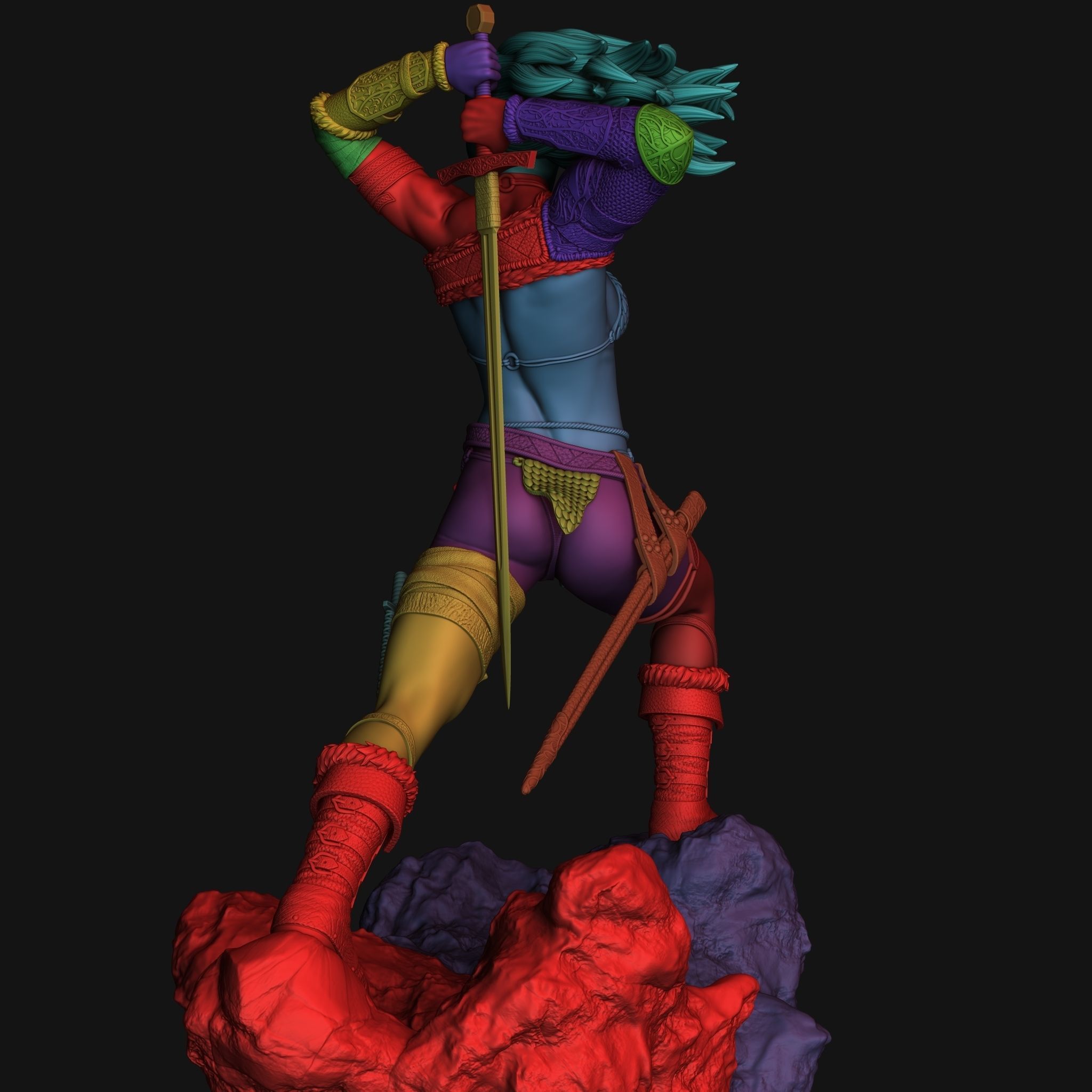 Red Sonja Demo Free 3D print model_9