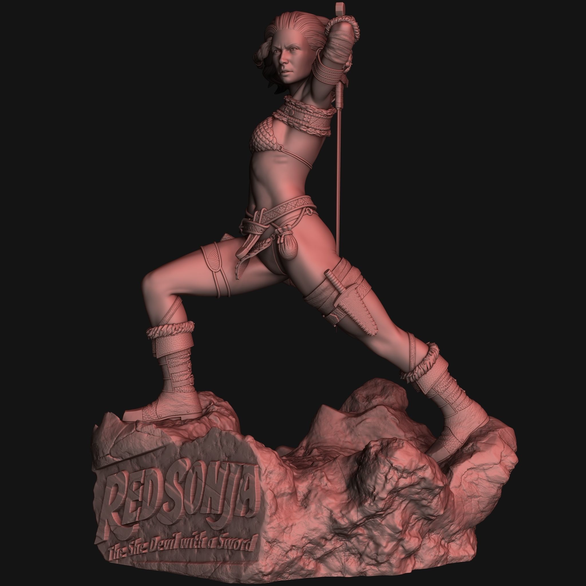Red Sonja Demo Free 3D print model_2