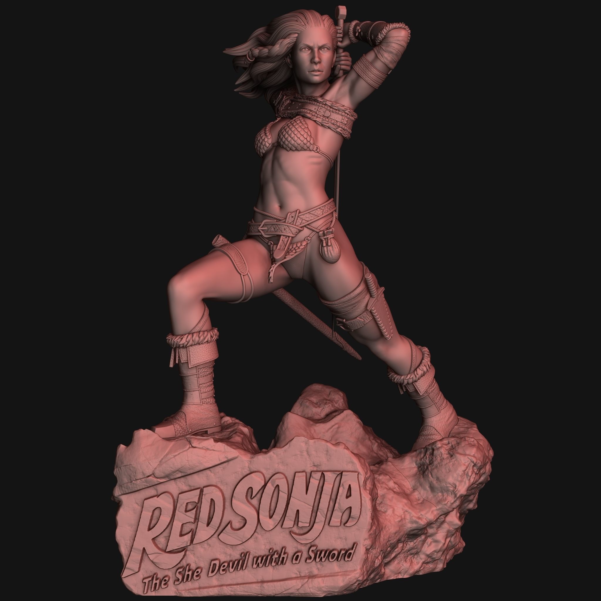 Red Sonja Demo Free 3D print model_1