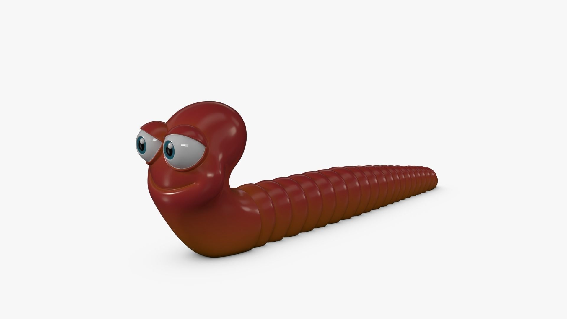 Articulated Worm Free 3D print model_8