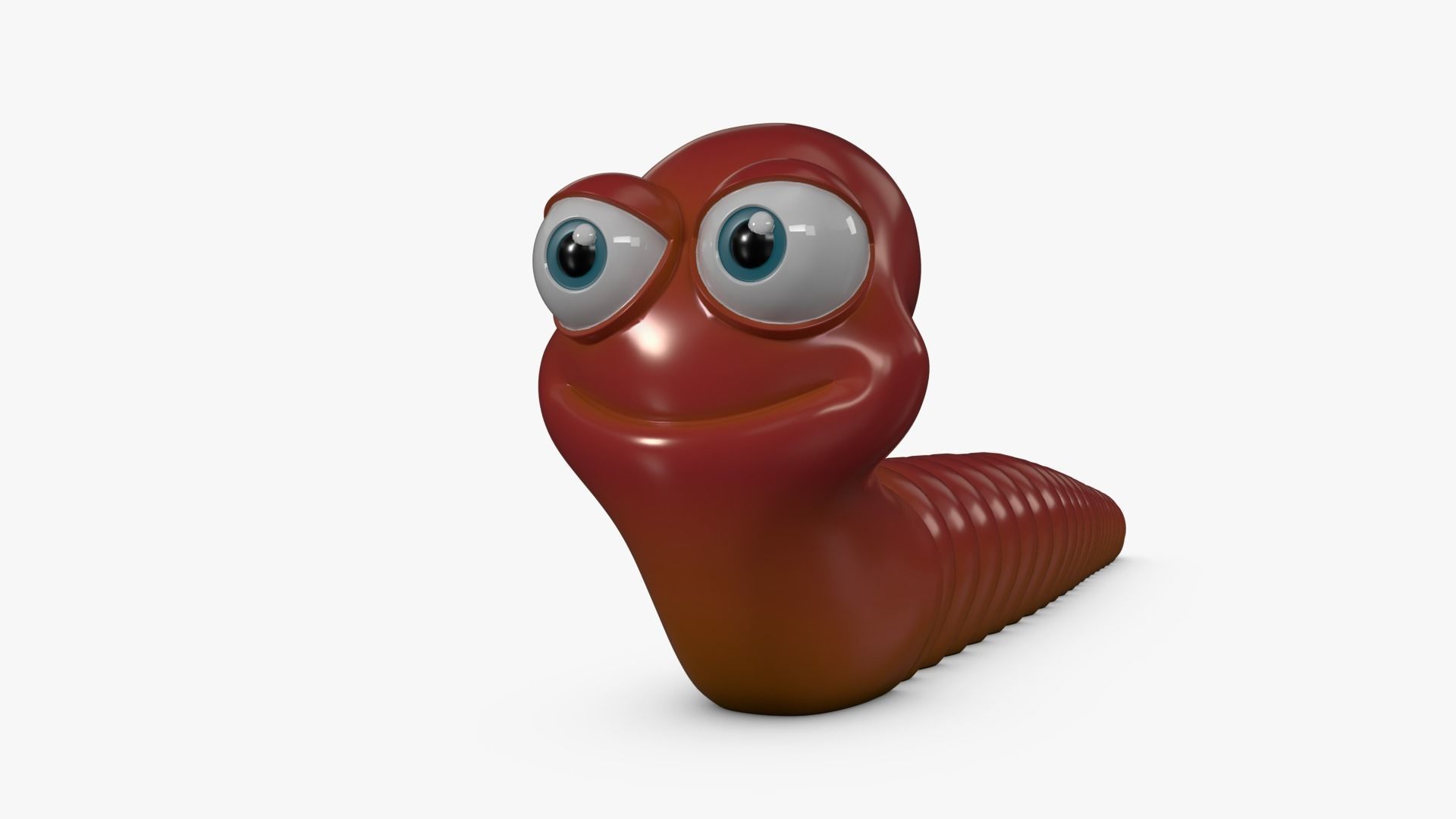 Articulated Worm Free 3D print model_7