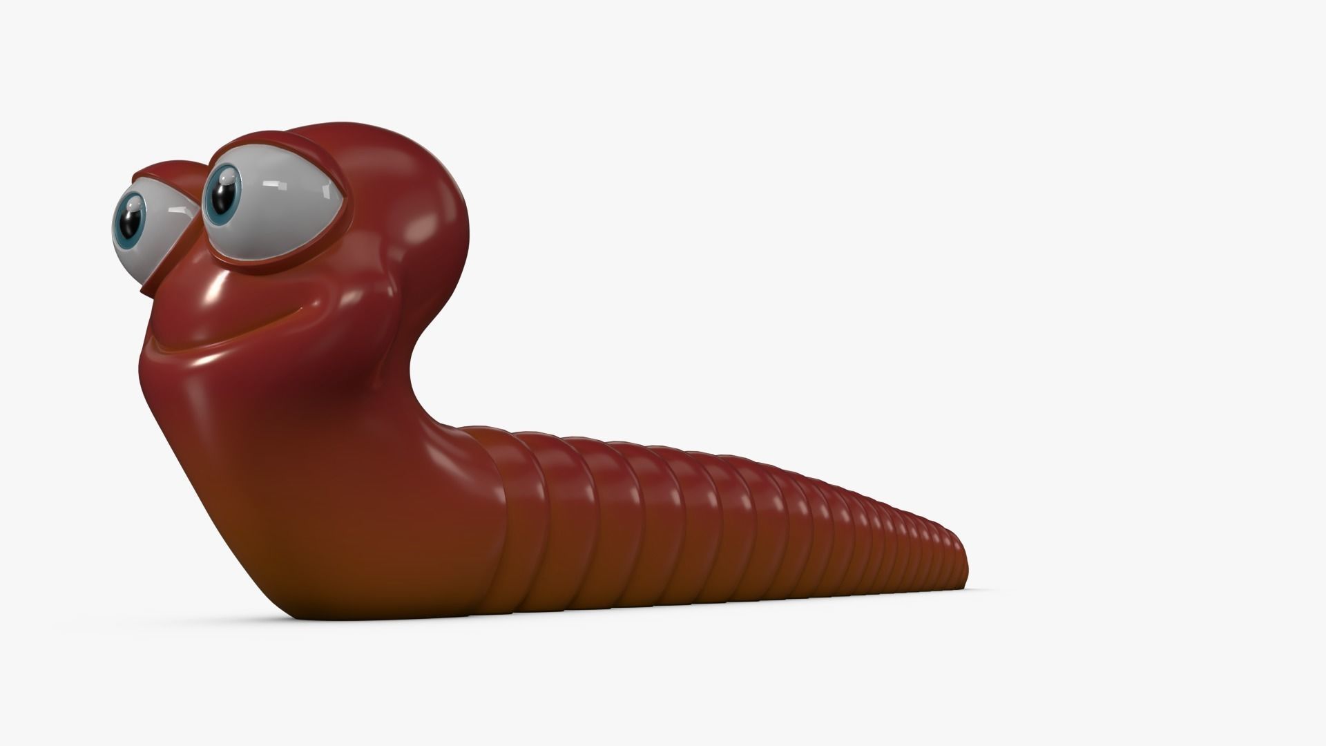 Articulated Worm Free 3D print model_10
