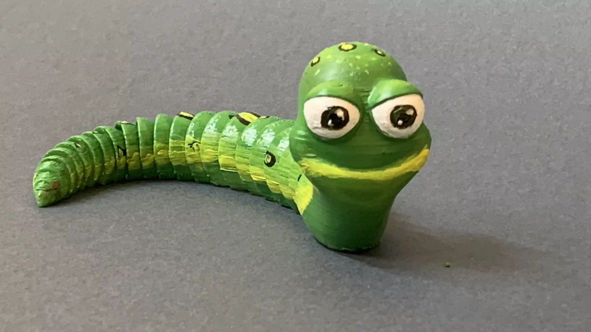 Articulated Worm Free 3D print model_0