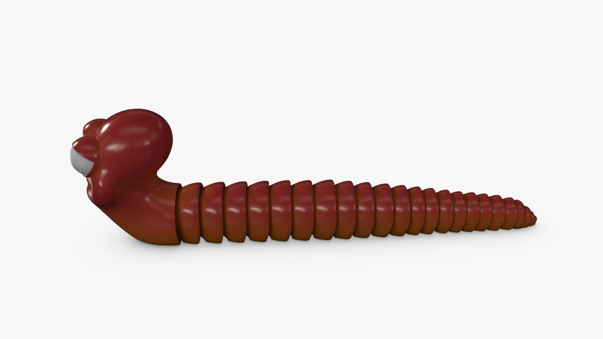 Articulated Worm Free 3D print model_9