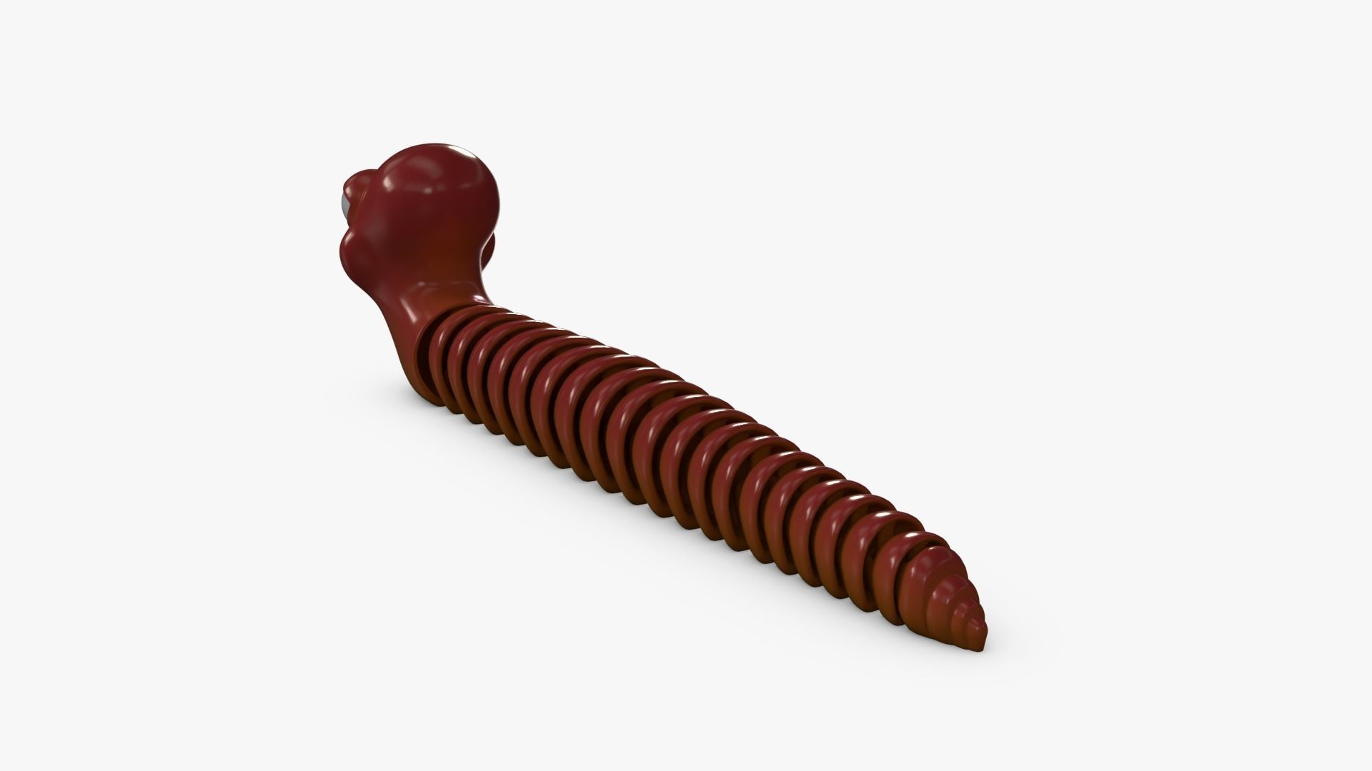 Articulated Worm Free 3D print model_11