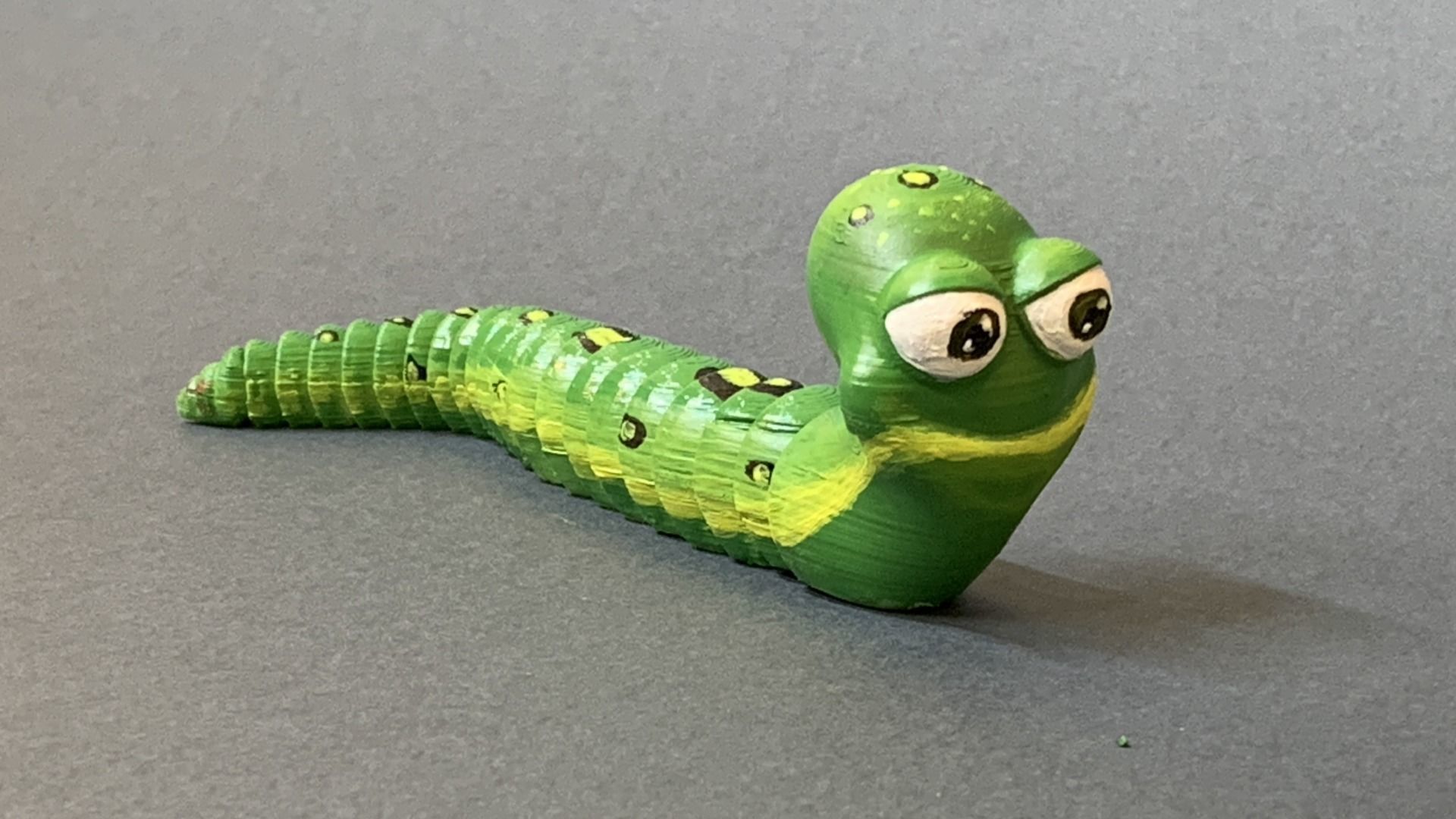 Articulated Worm Free 3D print model_6