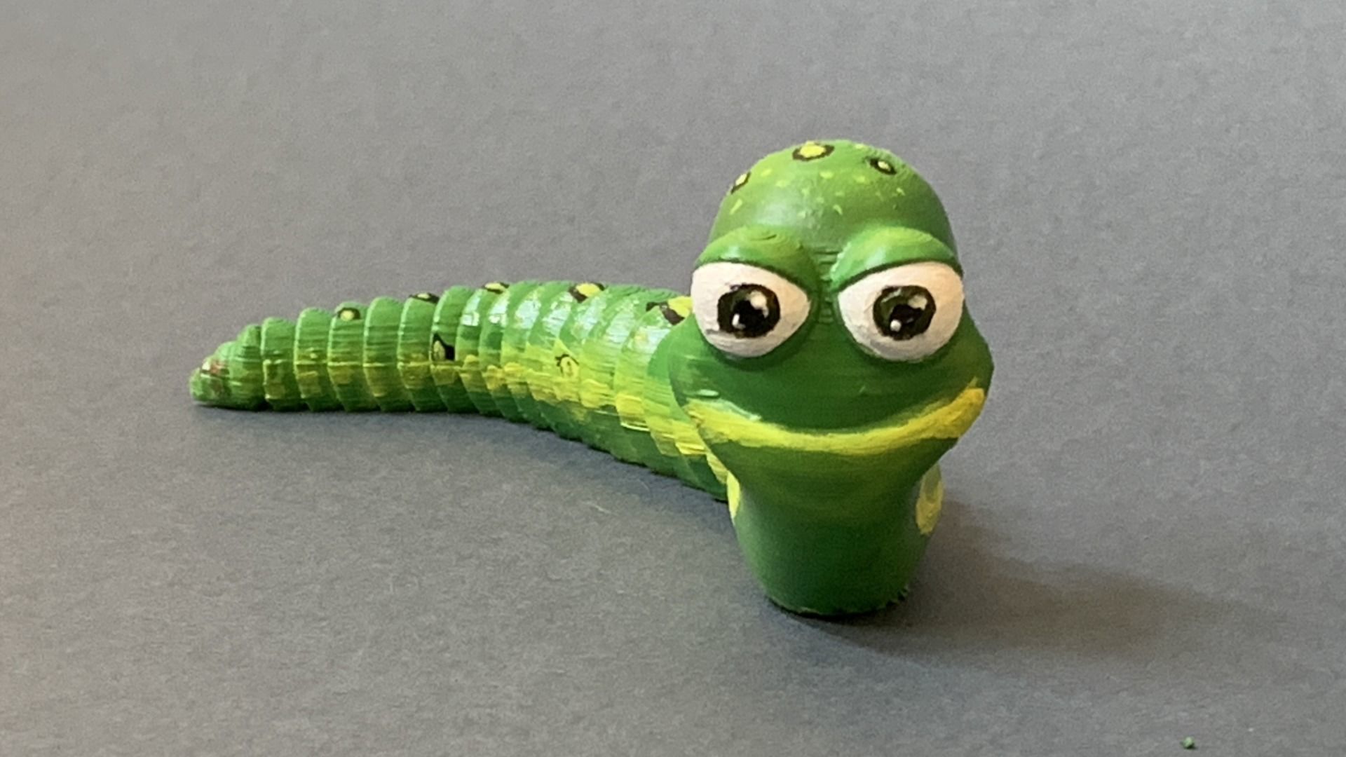 Articulated Worm Free 3D print model_5