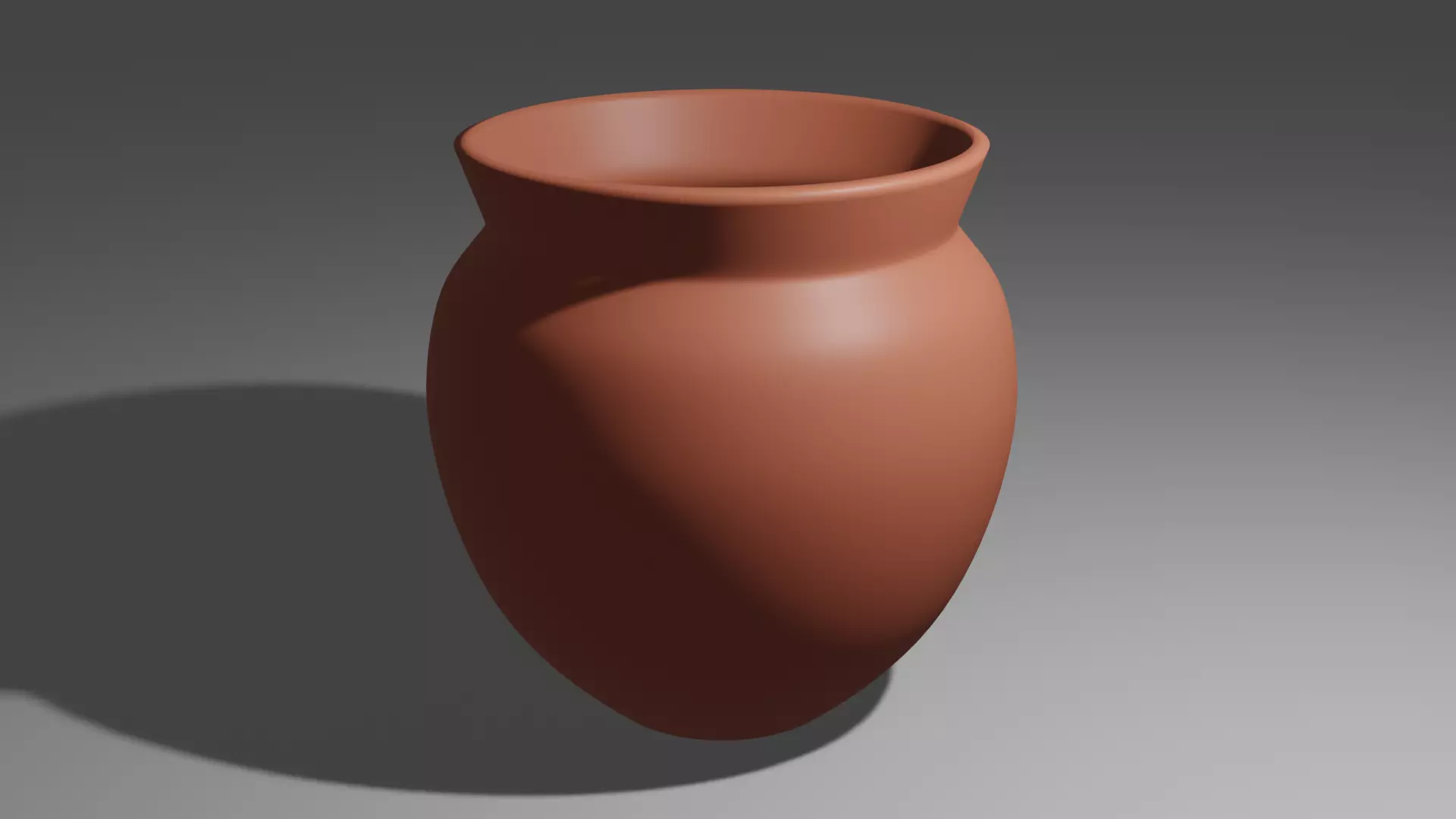Realistic Pot  Low-poly 3D model_0